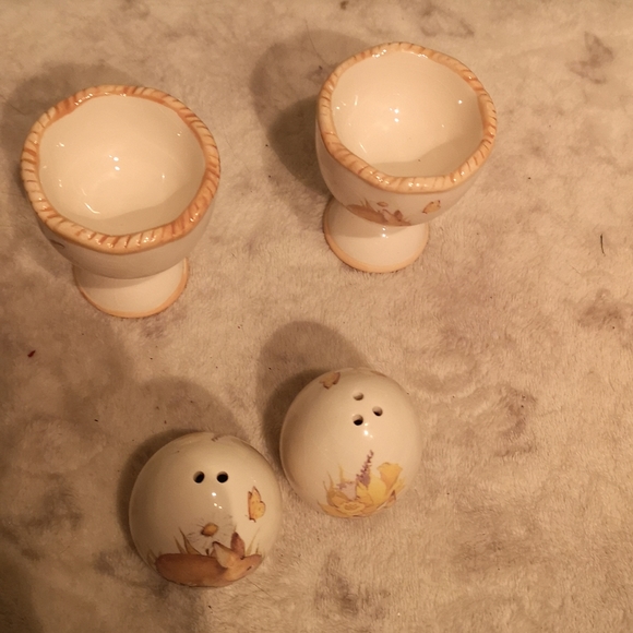 Vintage cracker barrel egg cup set - Picture 4 of 4